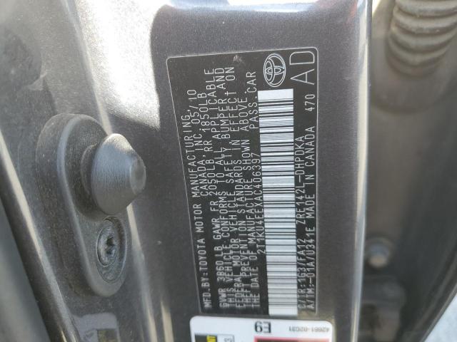 2010 TOYOTA COROLLA MA - 2T1KU4EEXAC406397