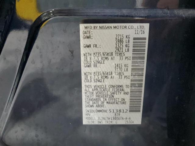 2017 INFINITI QX60 5N1DL0MM0HC513812