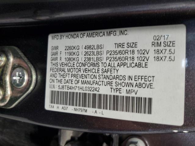 2017 ACURA RDX ADVANC 5J8TB4H71HL032242