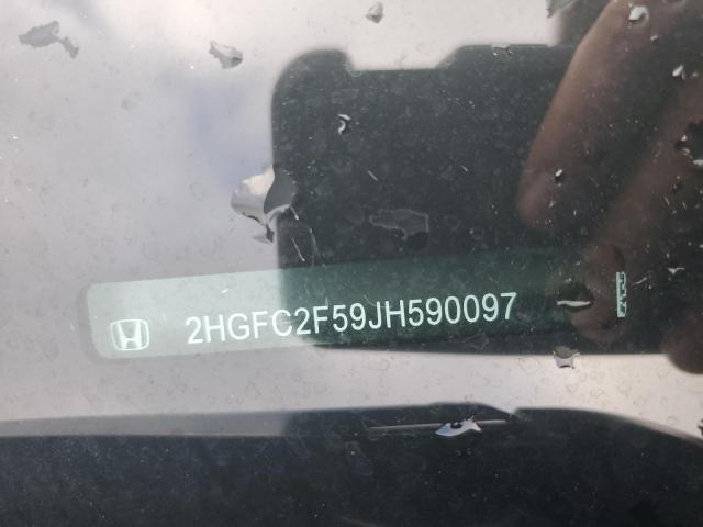 2018 HONDA CIVIC LX 2HGFC2F59JH590097