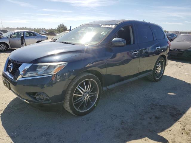 NISS PATHFINDER S 2013 blue 4dr spor gas 5N1AR2MM4DC669374 photo #1