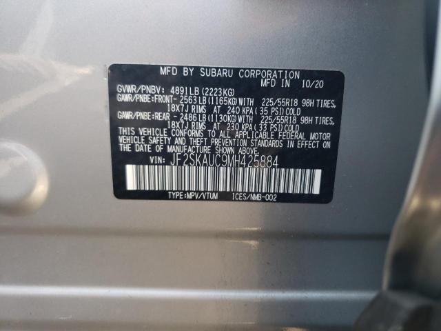 2021 SUBARU FORESTER L JF2SKAUC9MH425884