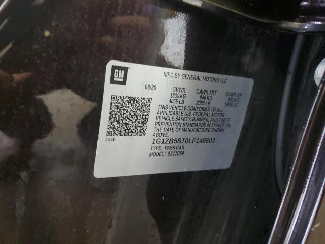 2020 CHEVROLET MALIBU LS 1G1ZB5ST0LF148603