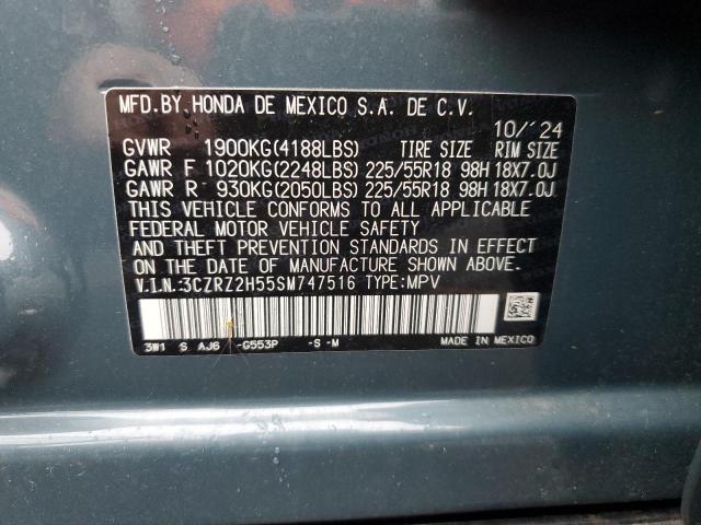 2025 HONDA HR-V SPORT 3CZRZ2H55SM747516