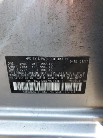 2017 SUBARU IMPREZA PR 4S3GTAB6XH3733812