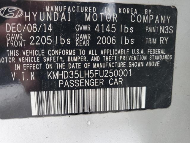 2015 HYUNDAI ELANTRA GT KMHD35LH5FU250001