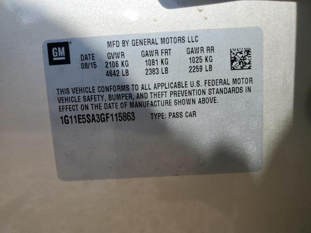 2016 CHEVROLET MALIBU LIM 1G11E5SA3GF115863