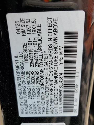 2025 HONDA CR-V SPORT 5J6RS6H91SL042874