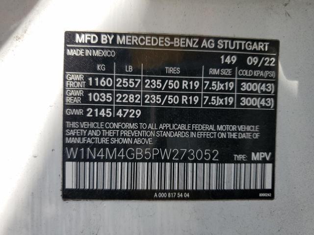2023 MERCEDES-BENZ GLB 250 W1N4M4GB5PW273052