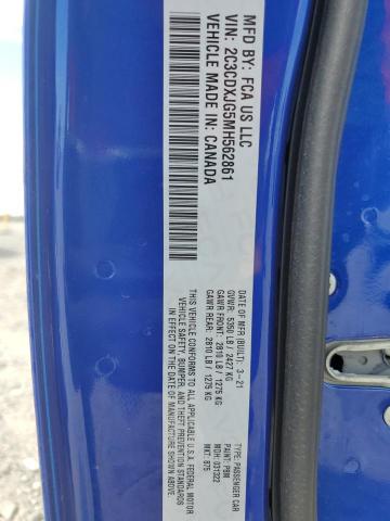 2021 DODGE CHARGER SX 2C3CDXJG5MH562861