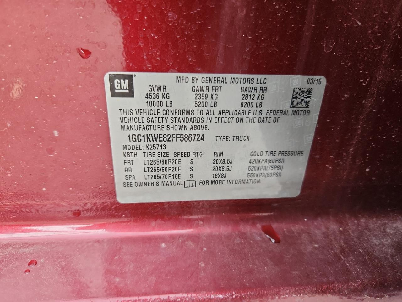 CHEVROLET SILVERADO K2500 HEAVY DUTY LTZ