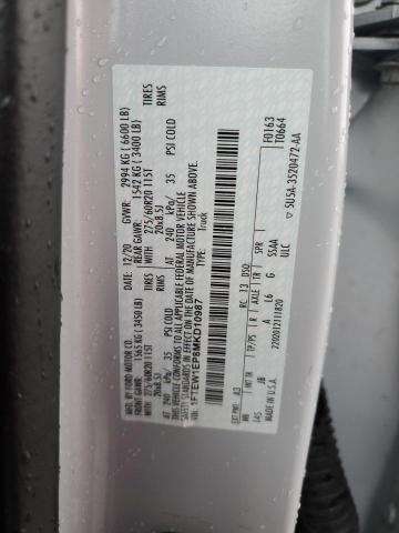 2021 FORD F150 SUPERCREW 1FTEW1EP8MKD10987