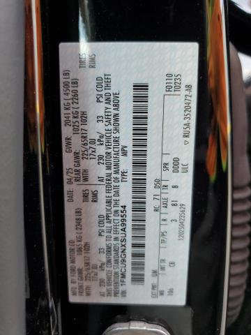 2025 FORD ESCAPE ACT 1FMCU9GNXSUA99554