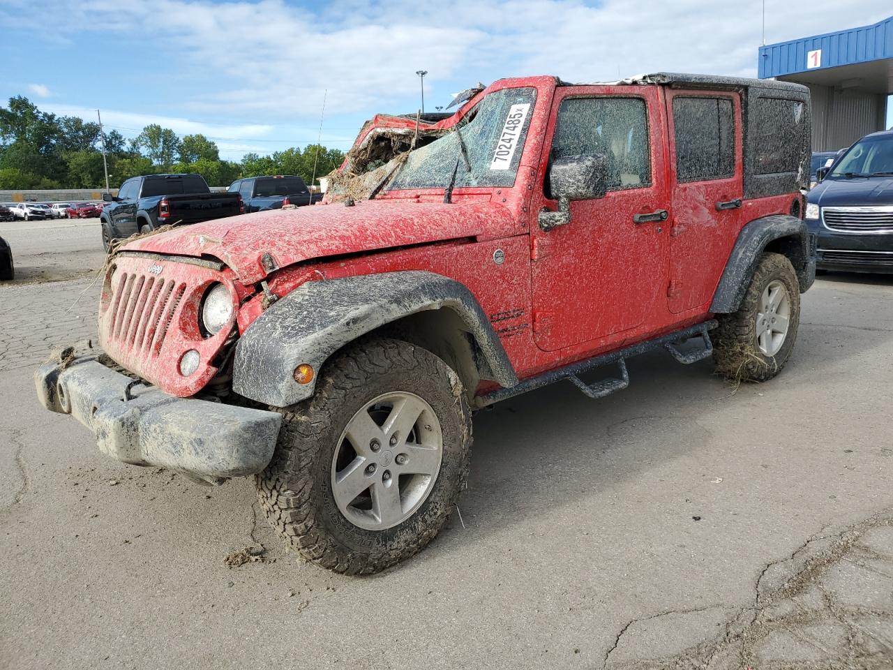  Salvage Jeep Wrangler