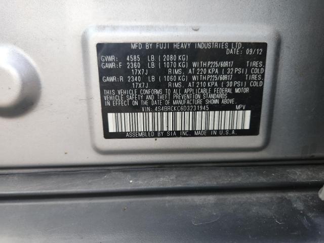 2013 SUBARU OUTBACK 2. - 4S4BRCKC6D3231945