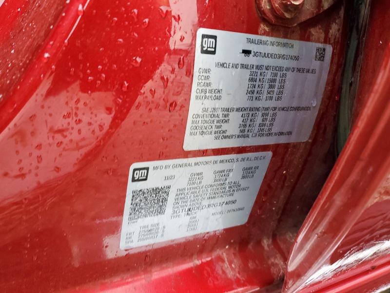 2024 GMC SIERRA K1500 SLT 3GTUUDED3RG174050