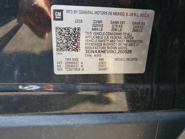 2019 CHEVROLET EQUINOX LS 3GNAXHEV0KL260026