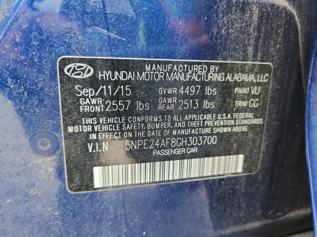 2016 HYUNDAI SONATA SE 5NPE24AF8GH303700