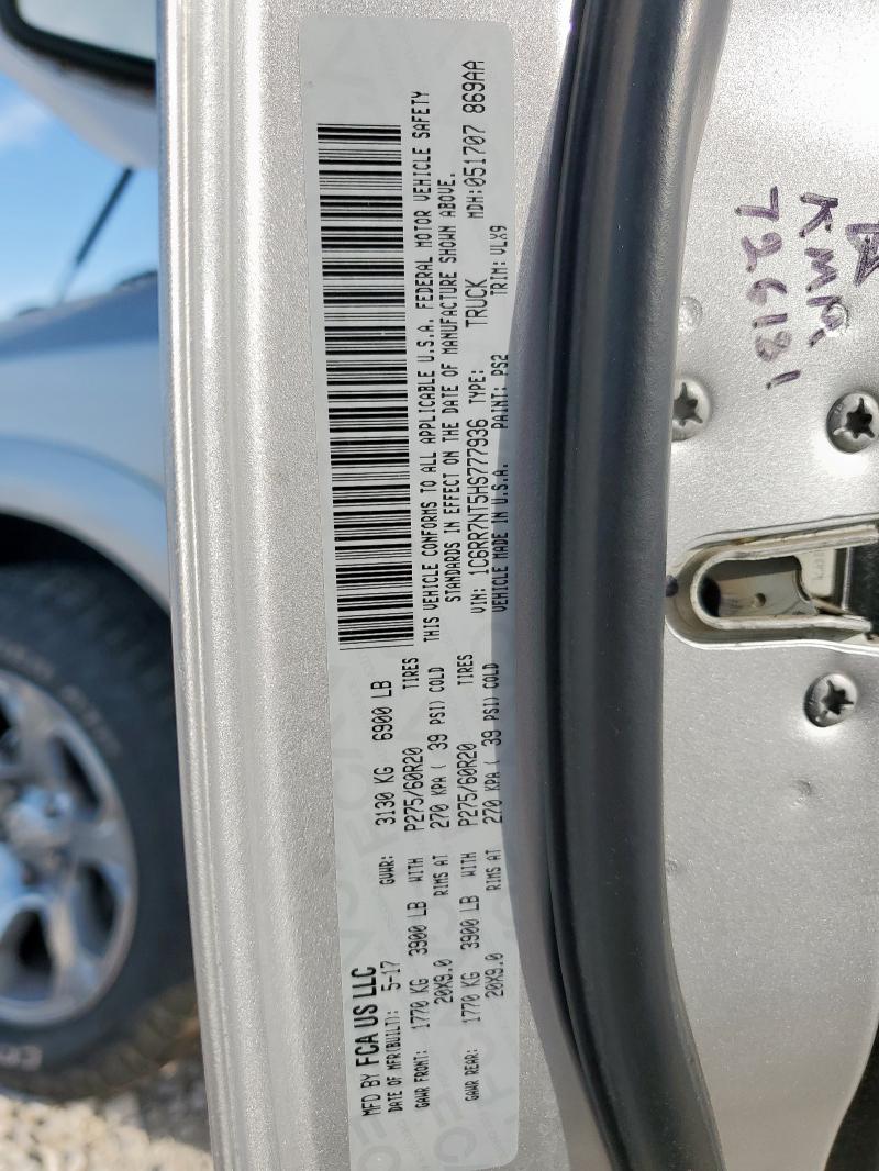 2017 RAM 1500 LARAMIE 1C6RR7NT5HS777936