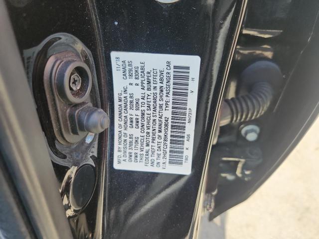 2019 HONDA CIVIC SPOR 2HGFC2F89KH508042