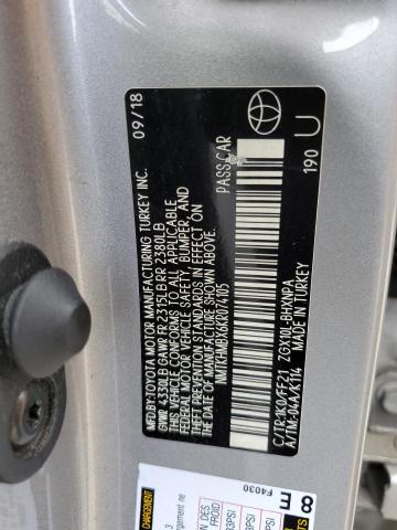 2019 TOYOTA C-HR XLE - NMTKHMBX6KR074105