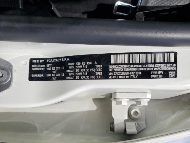 2017 JEEP RENEGADE L ZACCJBBB8HPG13834