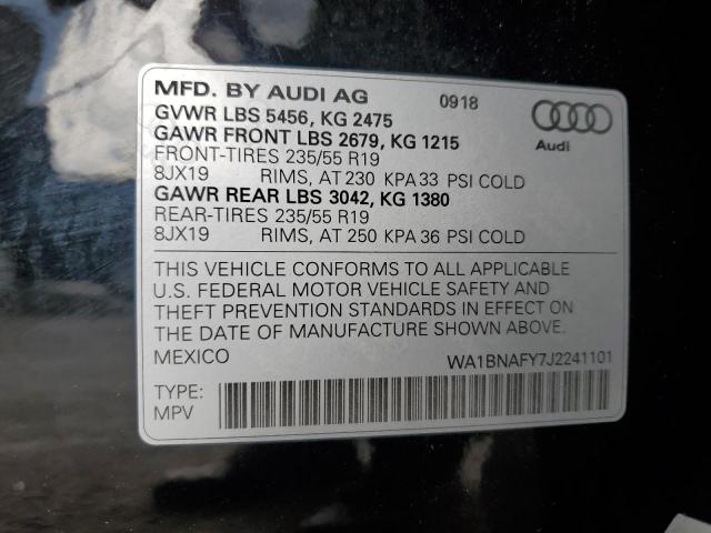 2018 AUDI Q5 PREMIUM PLUS WA1BNAFY7J2241101