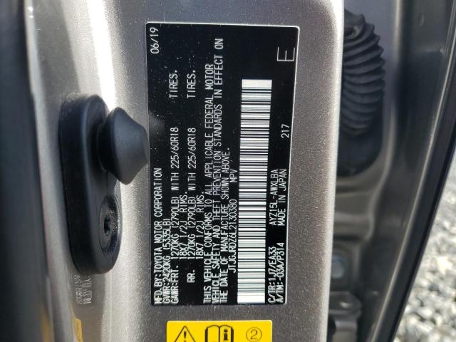 2020 LEXUS NX 300H JTJGJRDZ6L2130380