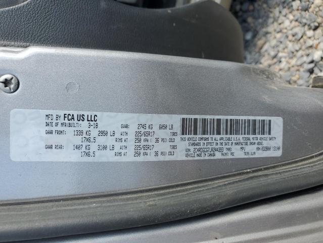 2018 DODGE GRAND CARA 2C4RDGCG7JR244393