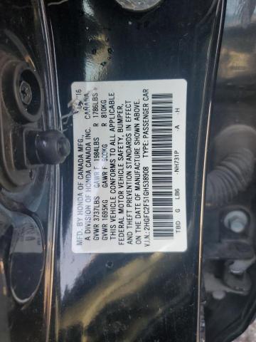 2016 HONDA CIVIC LX - 2HGFC2F51GH538908