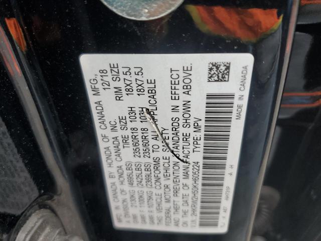 2019 HONDA CR-V EX 2HKRW2H50KH605224