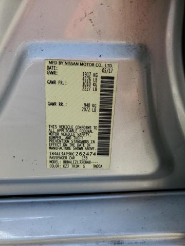2017 NISSAN ALTIMA 2.5 1N4AL3AP3HC262474