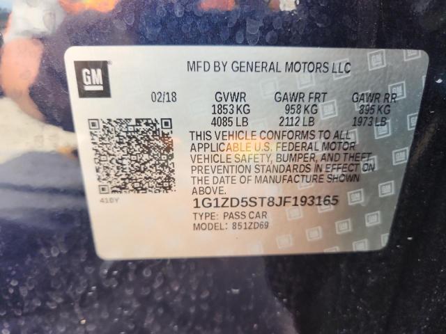 2018 CHEVROLET MALIBU LT #3284763556