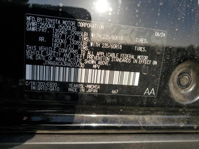 2024 TOYOTA BZ4X XLE JTMABACA3RA073430