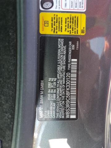 2015 BMW M4 WBS3R9C58FK330120