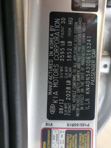 2013 KIA RIO EX - KNADN5A30D6163241
