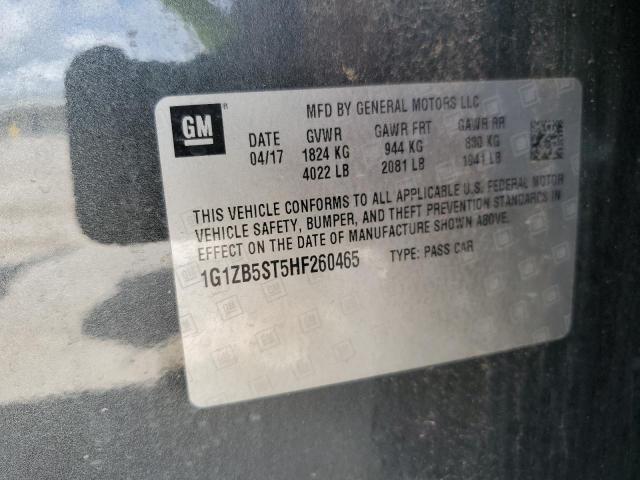 2017 CHEVROLET MALIBU LS 1G1ZB5ST5HF260465