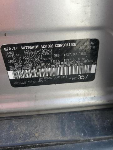 2018 MITSUBISHI OUTLANDER SPORT ES JA4AP3AU7JU015845