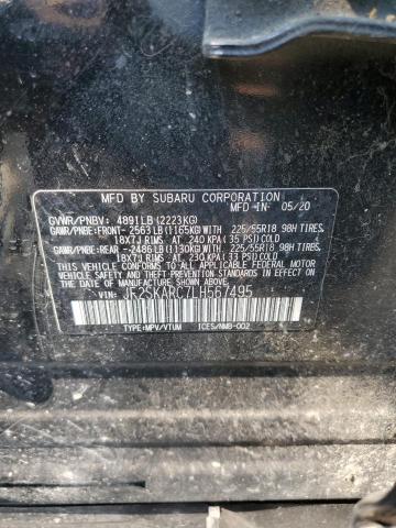 2020 SUBARU FORESTER S JF2SKARC7LH567495