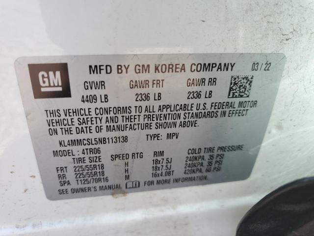 2022 BUICK ENCORE GX KL4MMCSL5NB113138