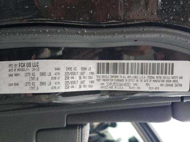 2016 JEEP CHEROKEE L 1C4PJMCS1GW142221