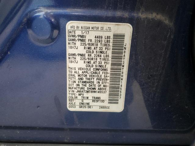 2017 NISSAN ROGUE S JN8AT2MT8HW145537