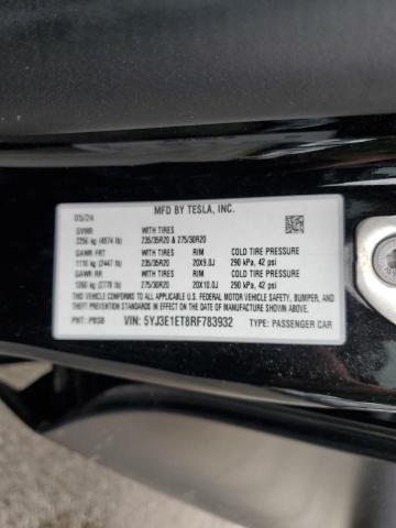 2024 TESLA MODEL 3 5YJ3E1ET8RF783932