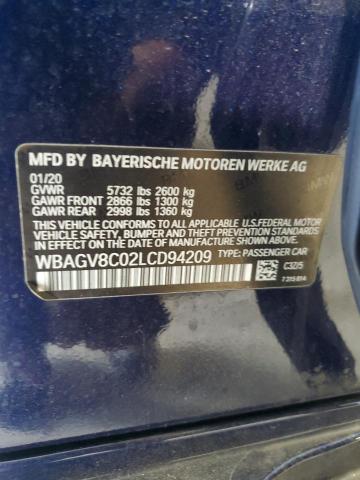 2020 BMW M850XI WBAGV8C02LCD94209