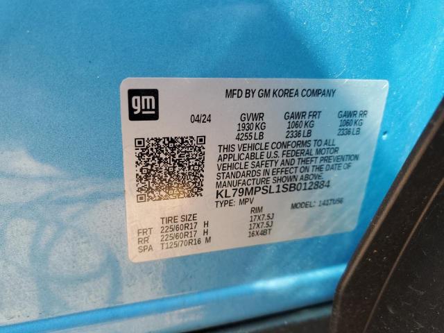 2025 CHEVROLET TRAILBLAZE KL79MPSL1SB012884