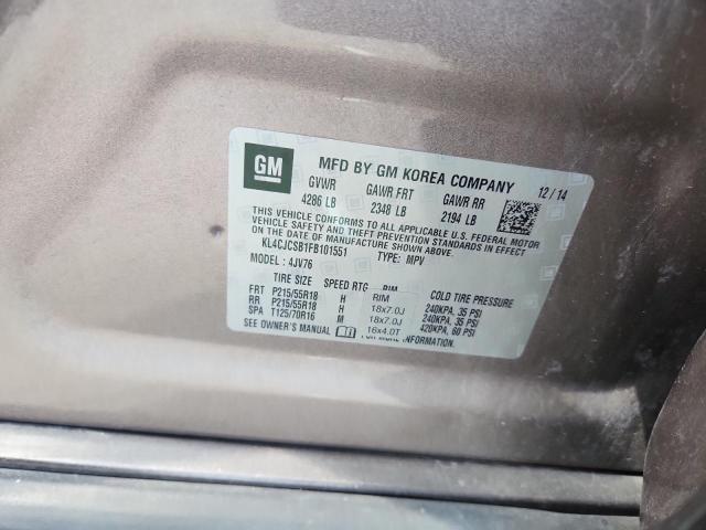 2015 BUICK ENCORE KL4CJCSB1FB101551