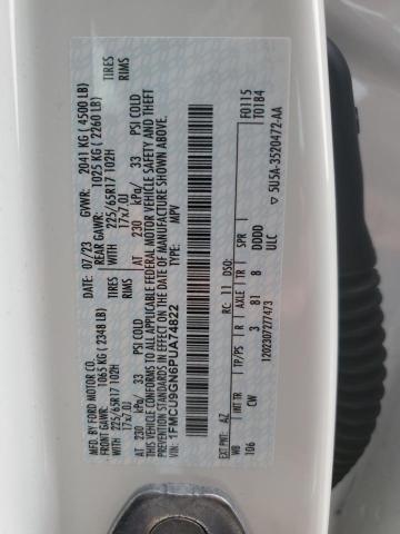 2023 FORD ESCAPE ACT 1FMCU9GN6PUA74822
