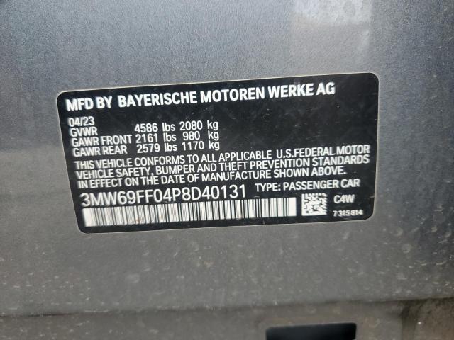 2023 BMW 330I 3MW69FF04P8D40131
