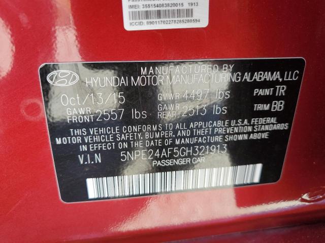 2016 HYUNDAI SONATA SE - 5NPE24AF5GH321913