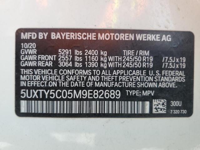 2021 BMW X3 XDRIVE3 - 5UXTY5C05M9E82689